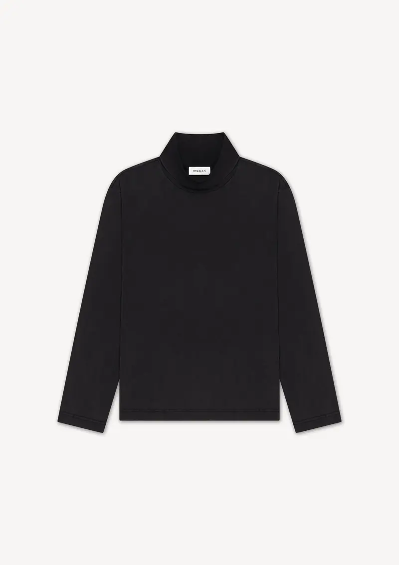 Herman | Mock Sweater Black
