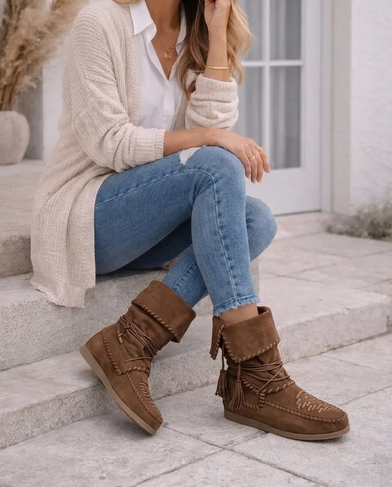 Ibiza Camel Boots