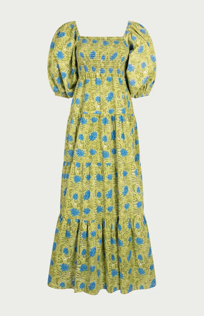 Ivory Reversible Dress Blue