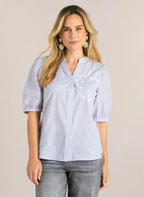 Ivy Beau blouse gaja grijs