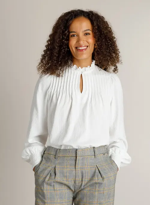 Ivy Beau blouse hedy wit