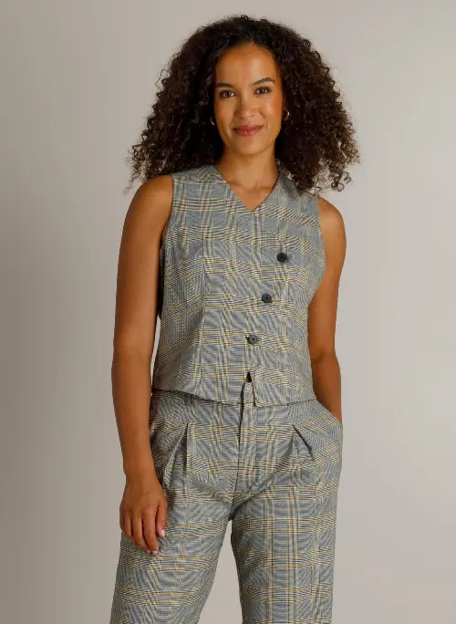 Ivy Beau gilet hetty wit