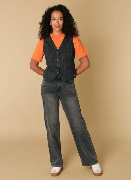 Ivy beau gilet roemi grijs