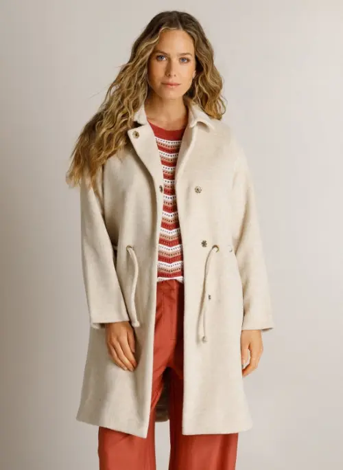 Ivy Beau jas dianne off white