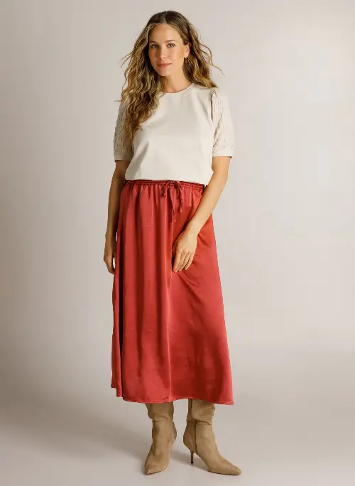 Ivy Beau rok dilana rood