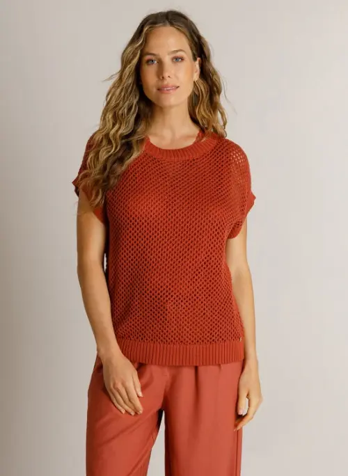 Ivy Beau top dounia rood