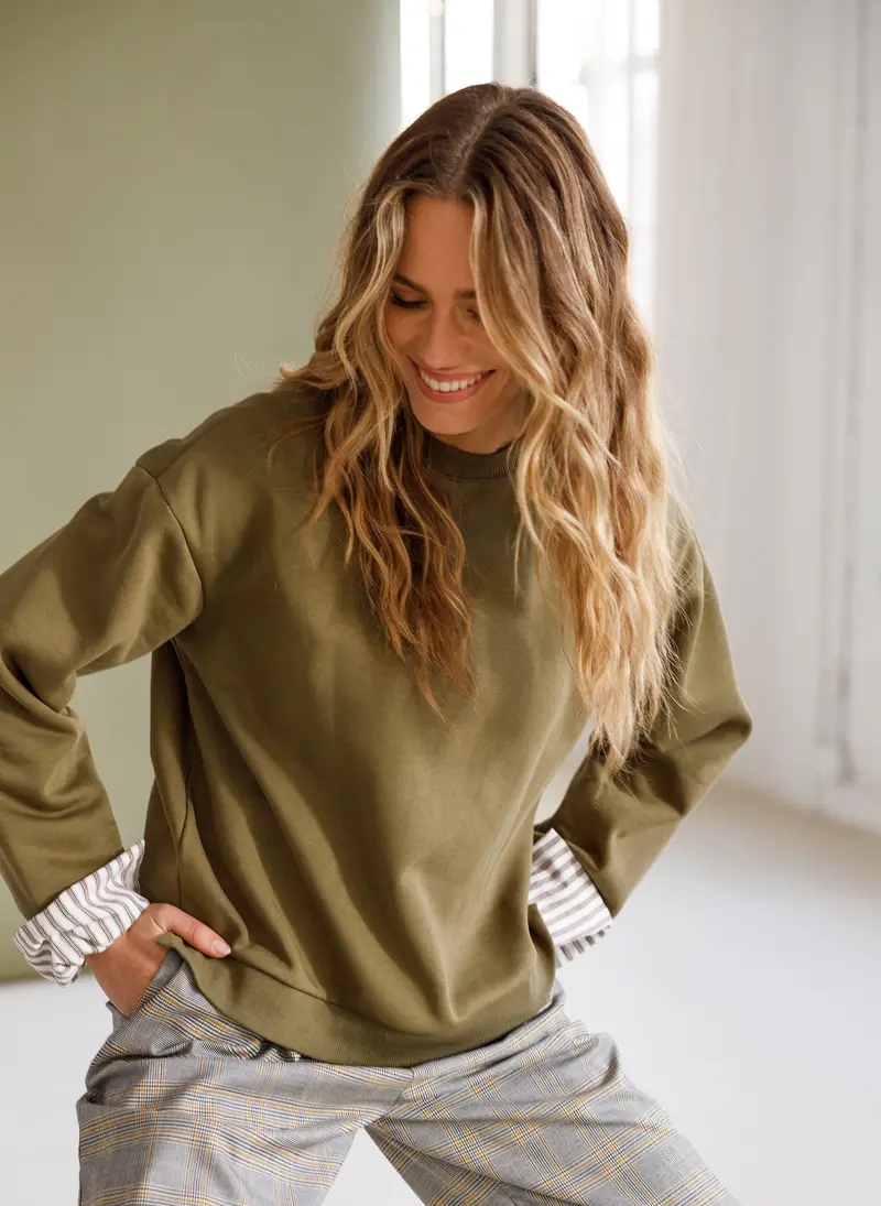 Ivy Beau top hena groen