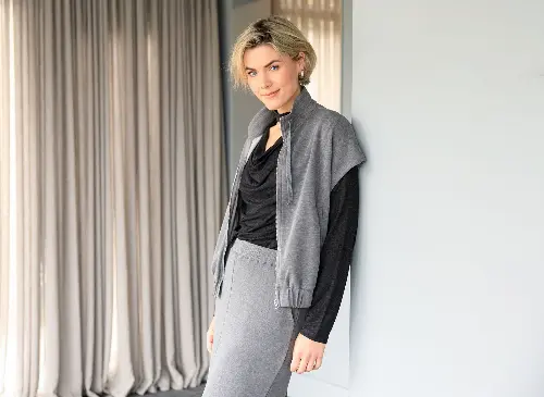 Ivy beau vest alysia grijs