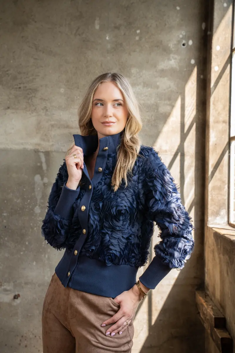 Jack Drava Lasercut Circles | Vintage Indigo