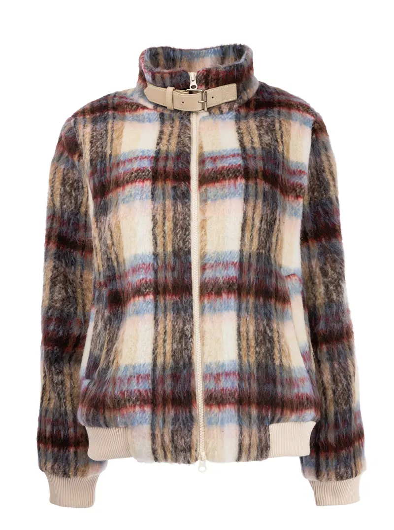 Jack Shields-PP LS-RMJ Cabernet Red Multi Check Brushed Woven | Cabernet Red
