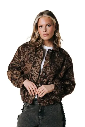 Jacket Bente Paisley Jacquard Bomber