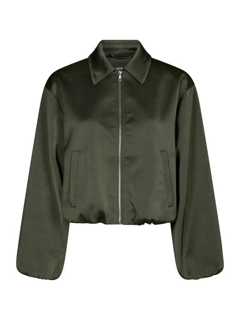 Jacket denielle heavy sateen 167474 Deep green