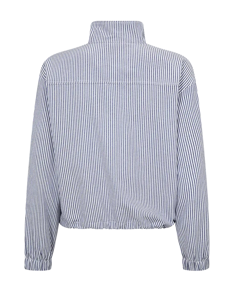 Jacket Fqkaro striped 207840 Off-white / navy