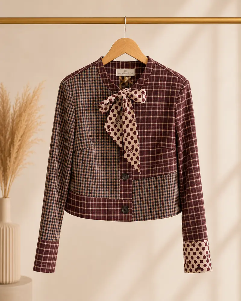 Jacket fstyle CFC0130403003 Bordeaux rosso