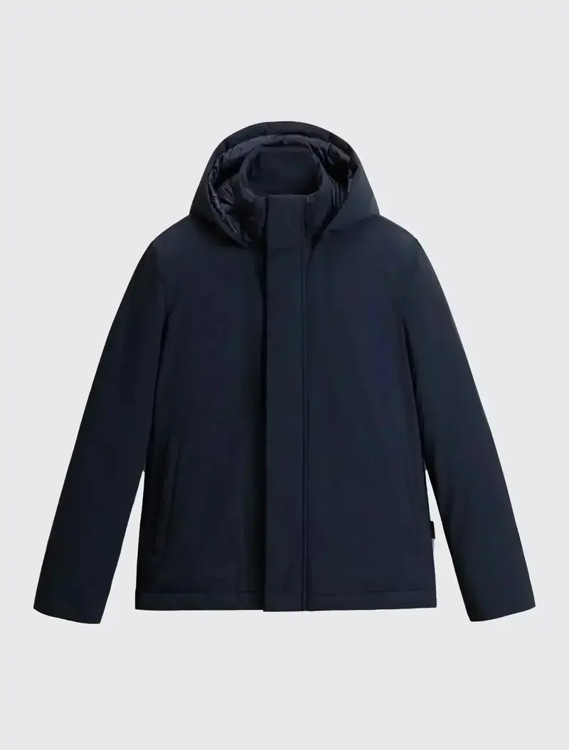Jacket with Padding and Removable Hood