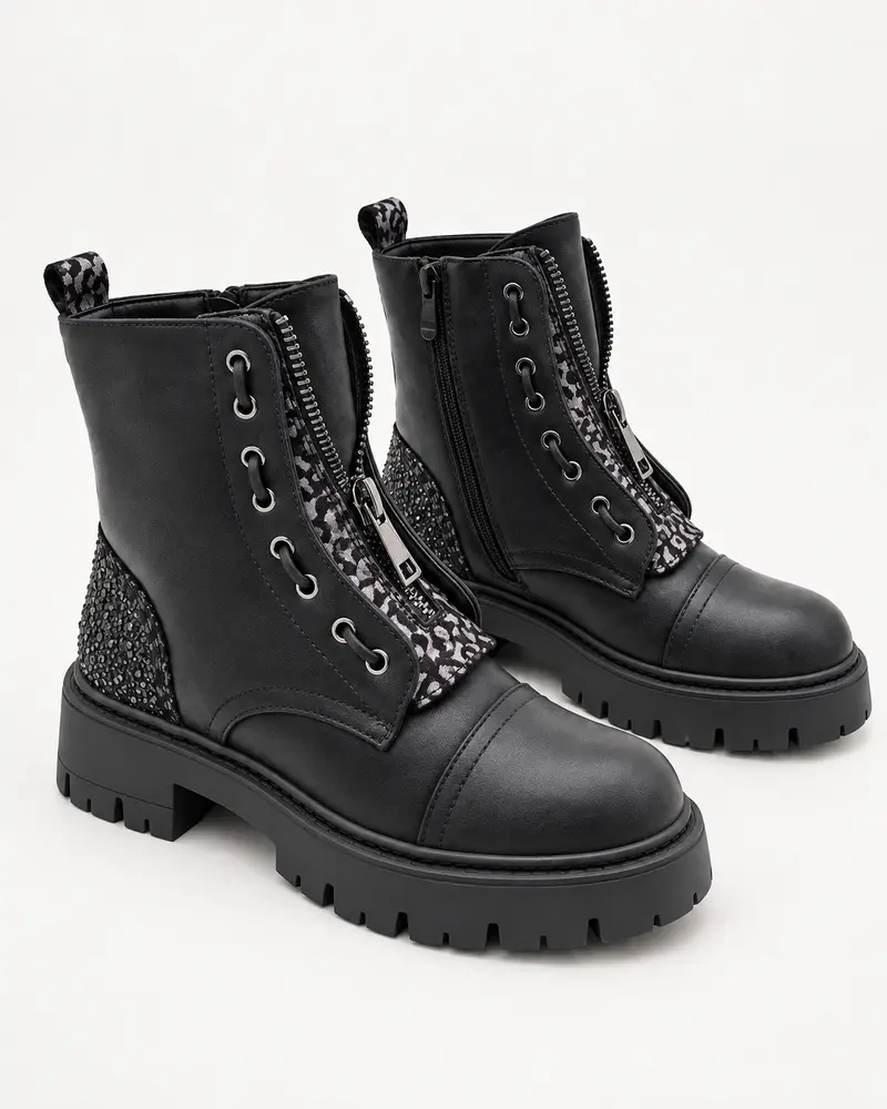 Jada Chunky Veterboots - Black