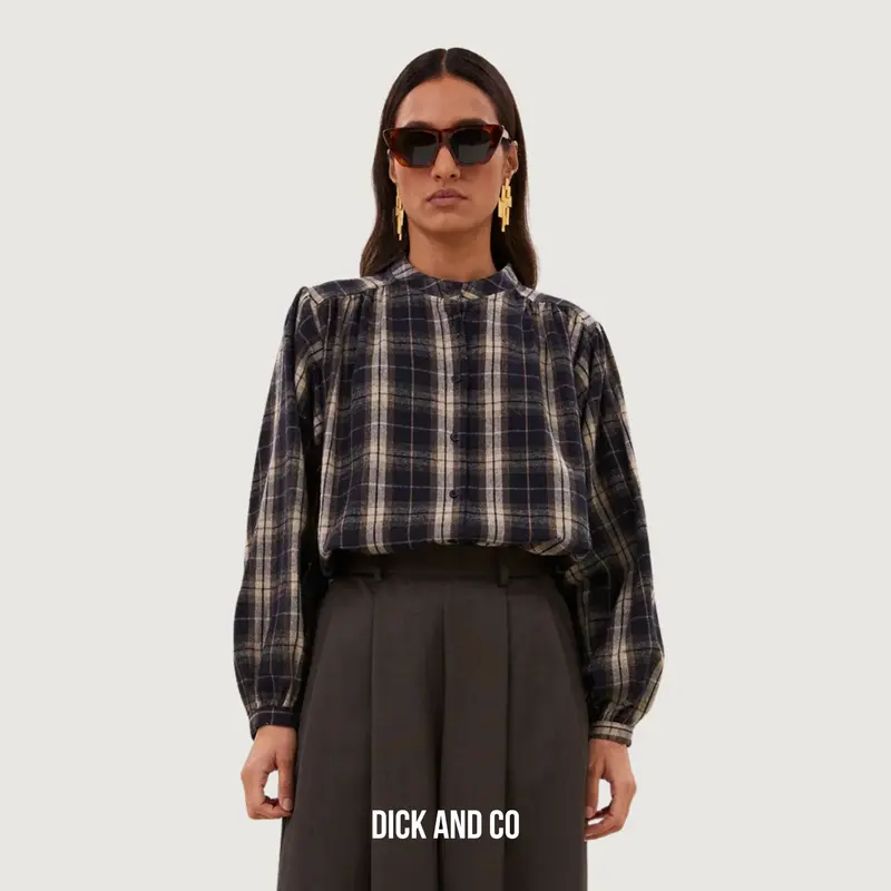 Jagger Check Blouse