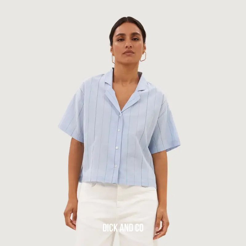 Jake Stripe Chambray blouse