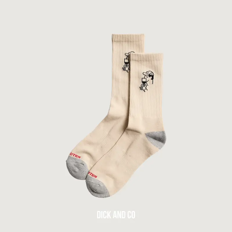 Jaquard Crew Sock