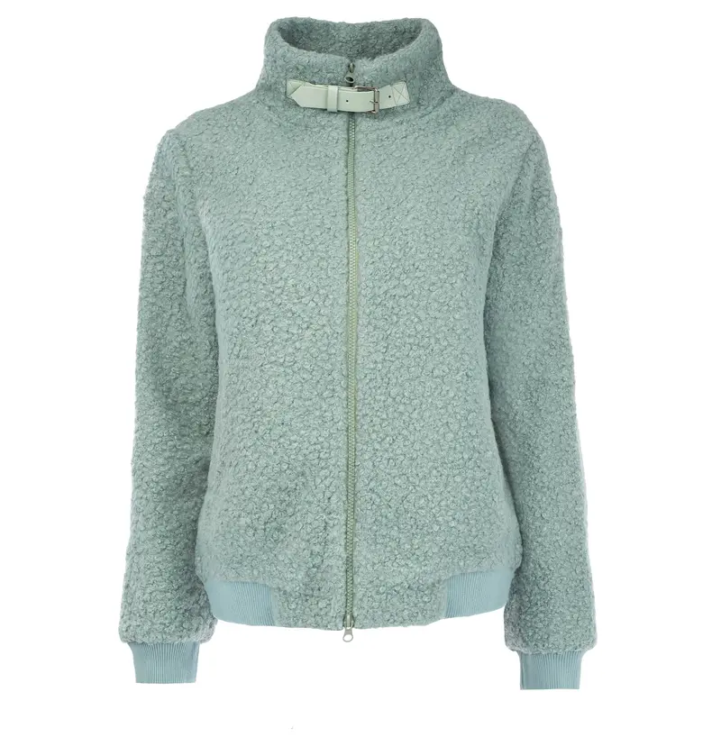 Jas Shields-PP LS-RMJ Teddy Curl | Aquifer Blue