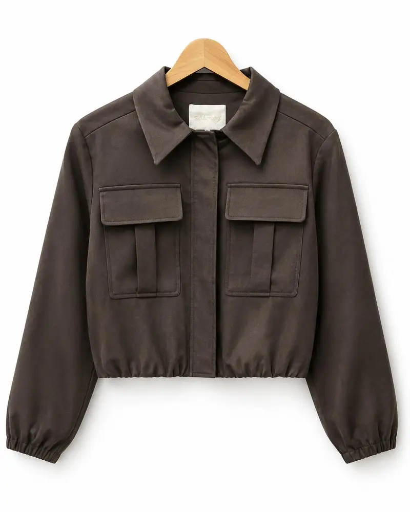 Jasje met zakken V-352 Brown