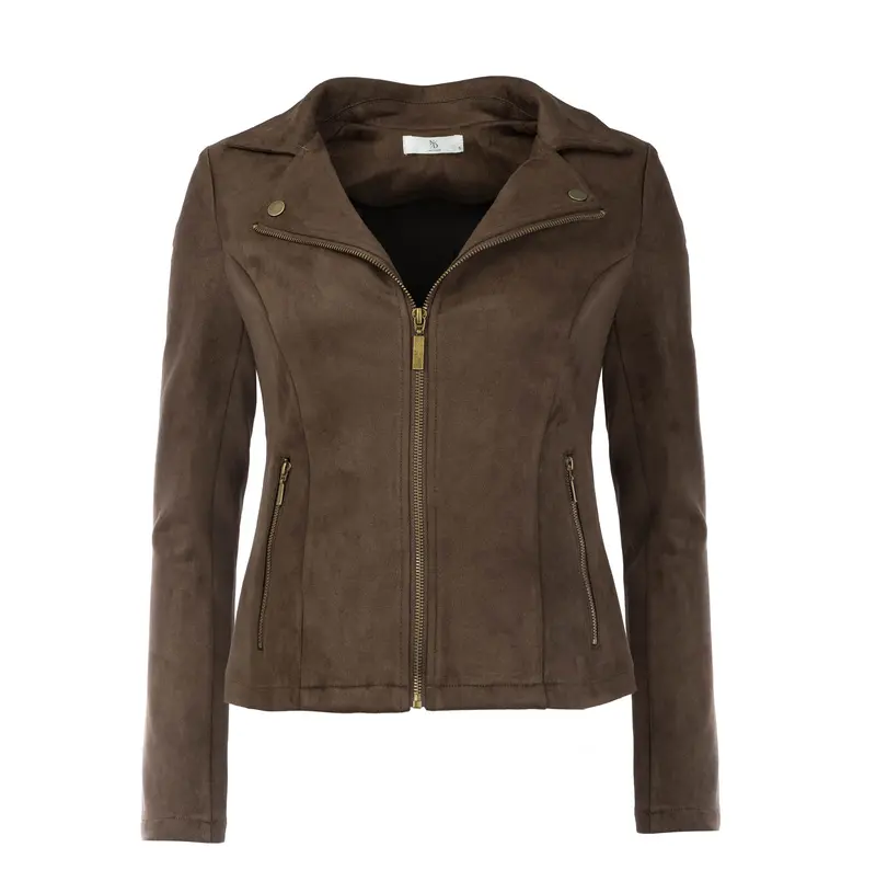 Jasje Yansel LS-RMJ Suedine | Ganache Brown