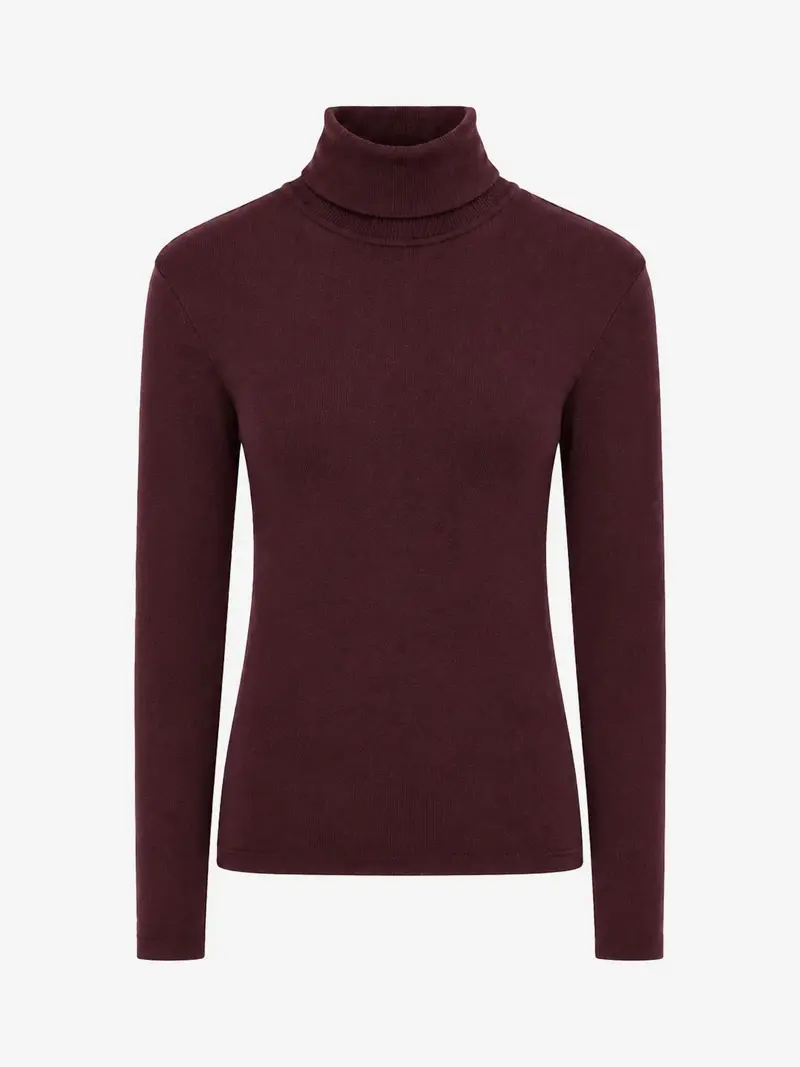 jolie turtle neck grape wine