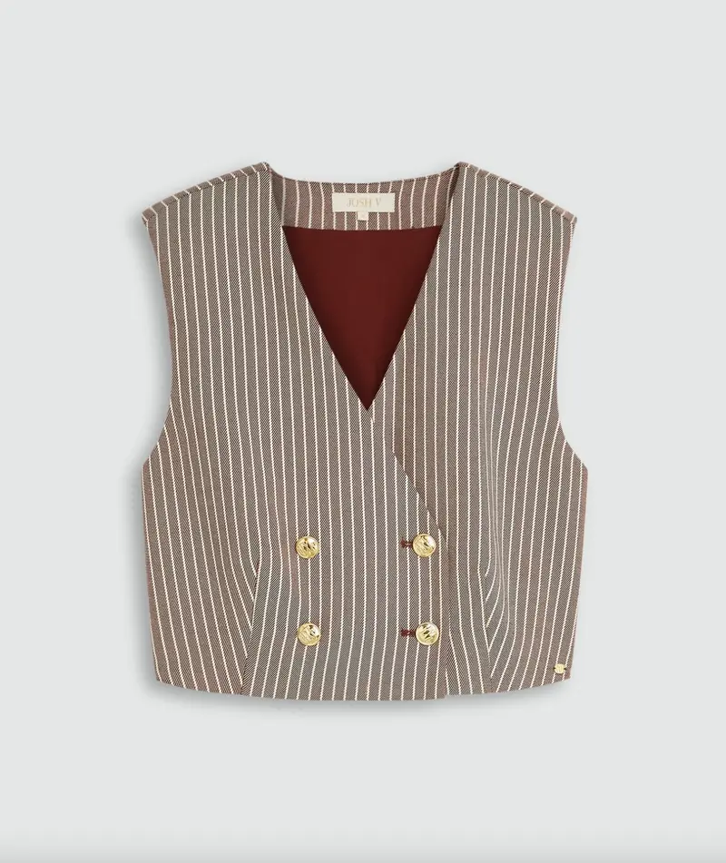 jorja burgundy stripe