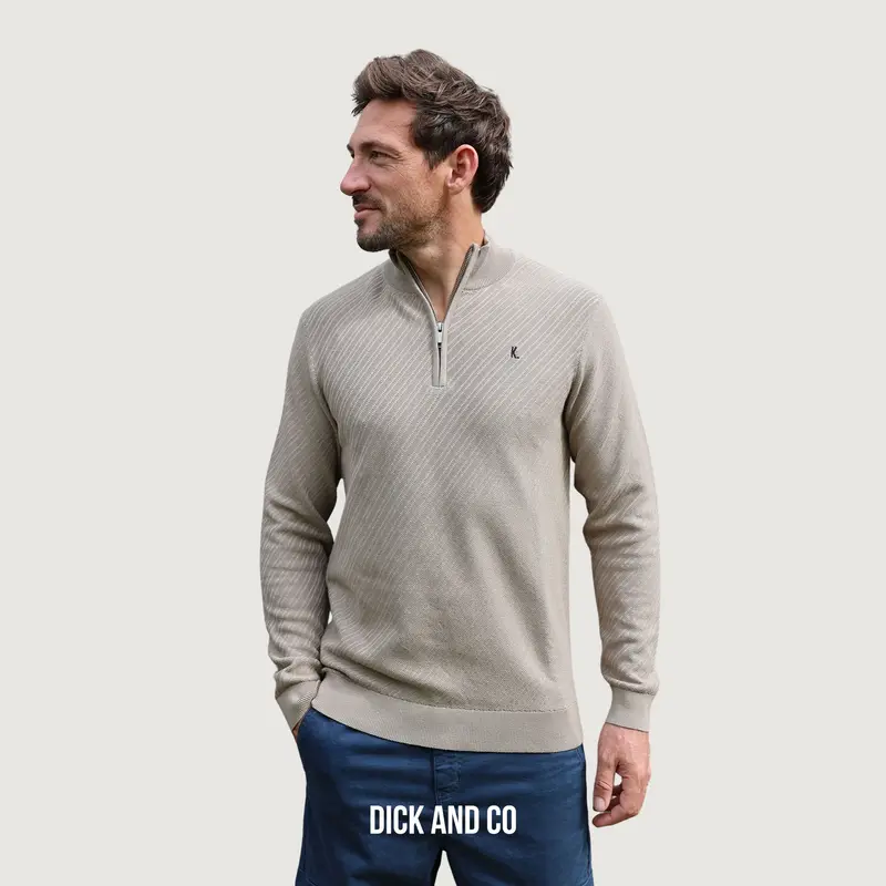 Jumper Crossed Zip