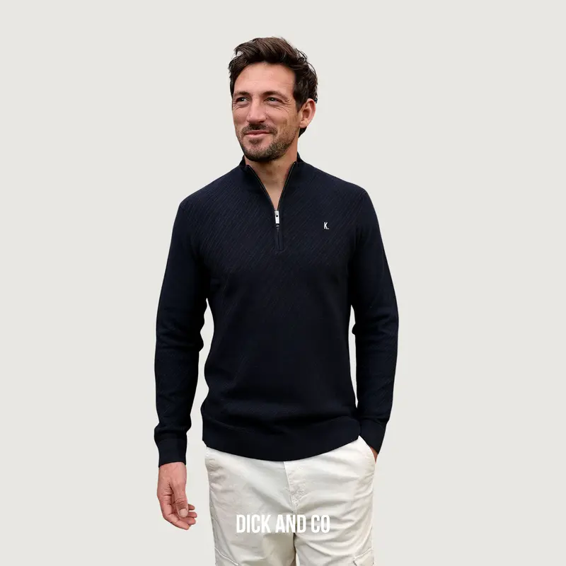 Jumper Crossed Zip