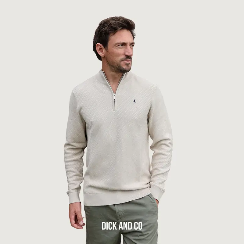 Jumper Crossed Zip