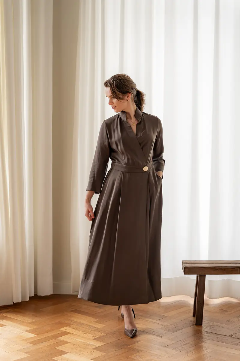 Jurk Hester Hester Dark brown