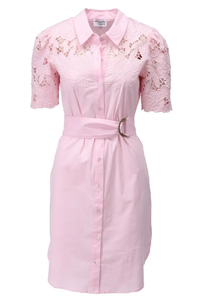 Jurk opengewerkt en design C733L Rose