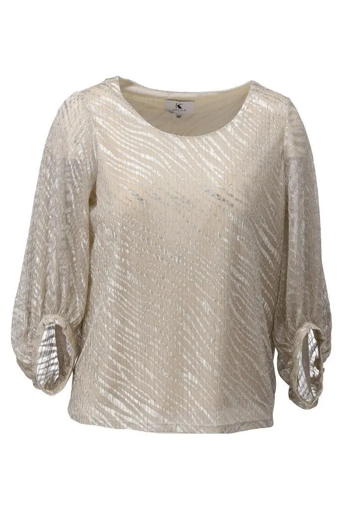 K-Design - Blouse met Lurex C251