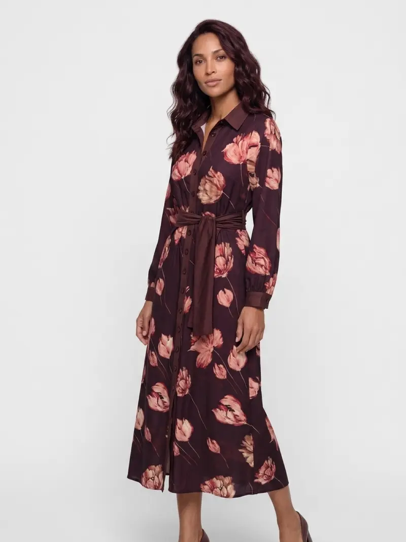 K-Design-Jurk Bloemen Print D112-P149