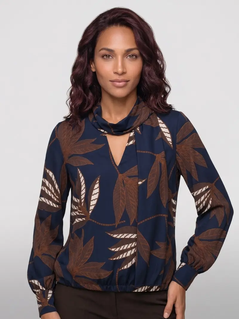 K-Design-Top Sjaaltje Met Print D307-154