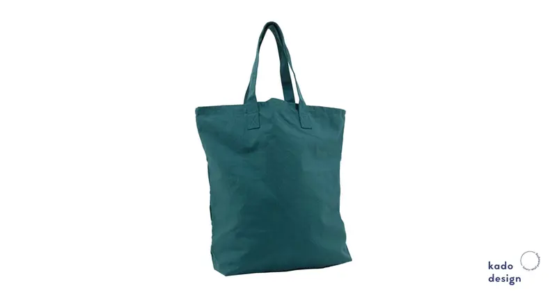 Kadodesign cotton bag edison teal