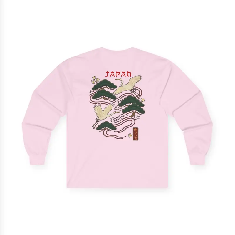Kaizen 'Crane and Pine' LongSleeve
