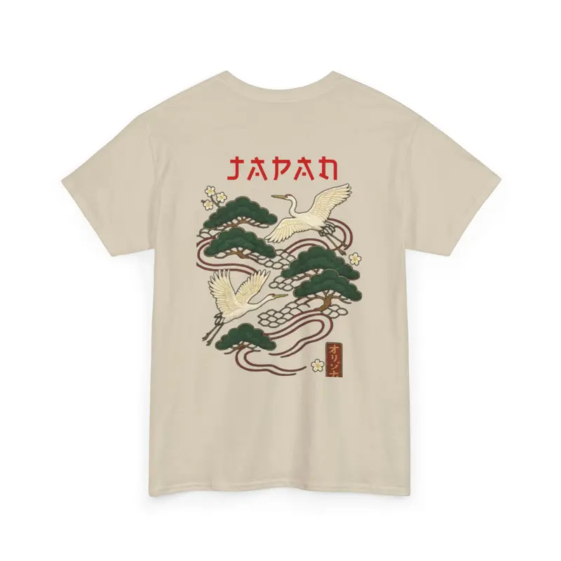 Kaizen 'Crane and Pine' T-Shirt