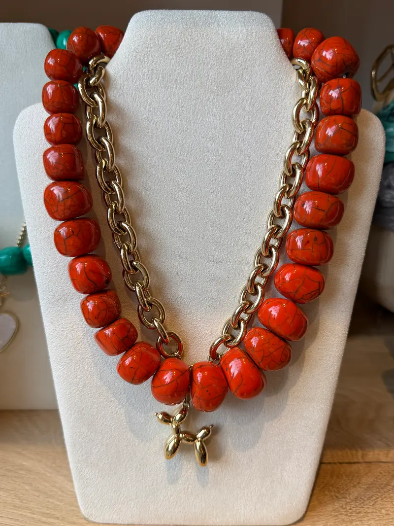 Ketting Fantasy Nepal Oranje