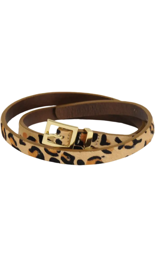 King Louie Belt Leopard Nude