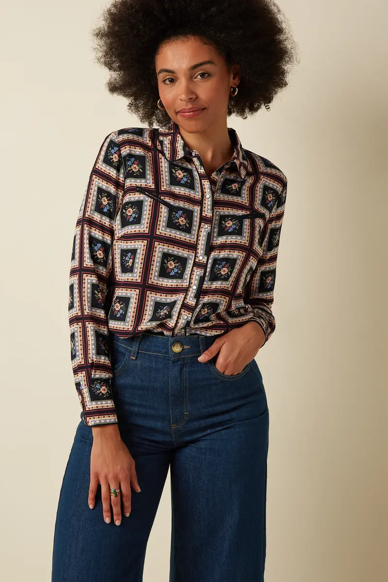 King Louie Western Blouse Melrose