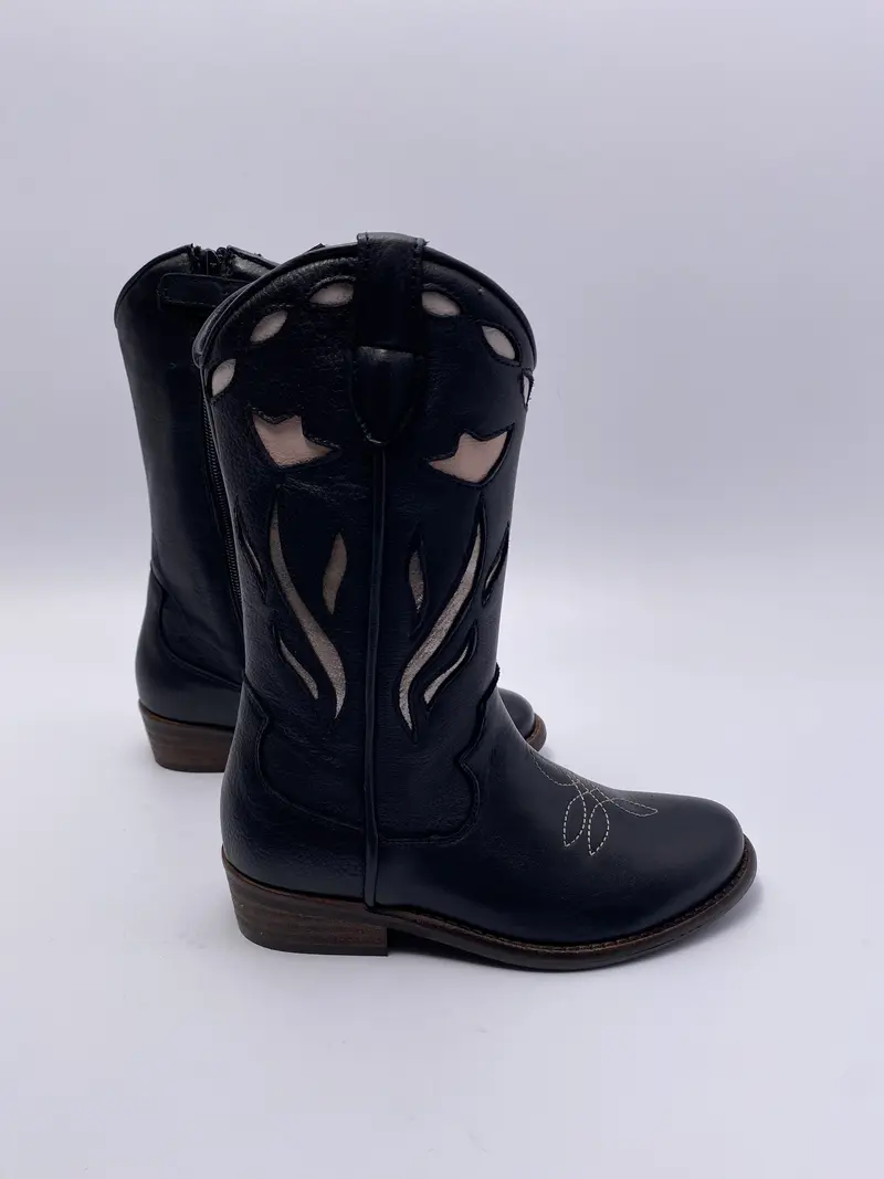 Kipling boston cowboy laars zwart