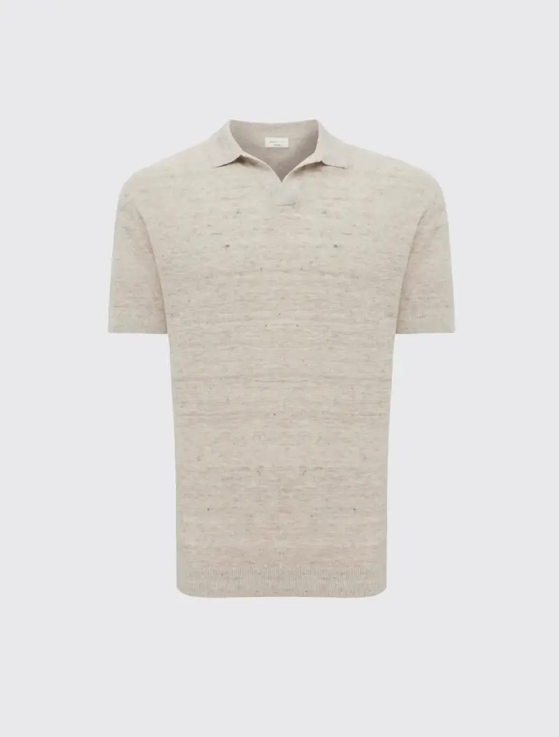 Knitted Linen Polo