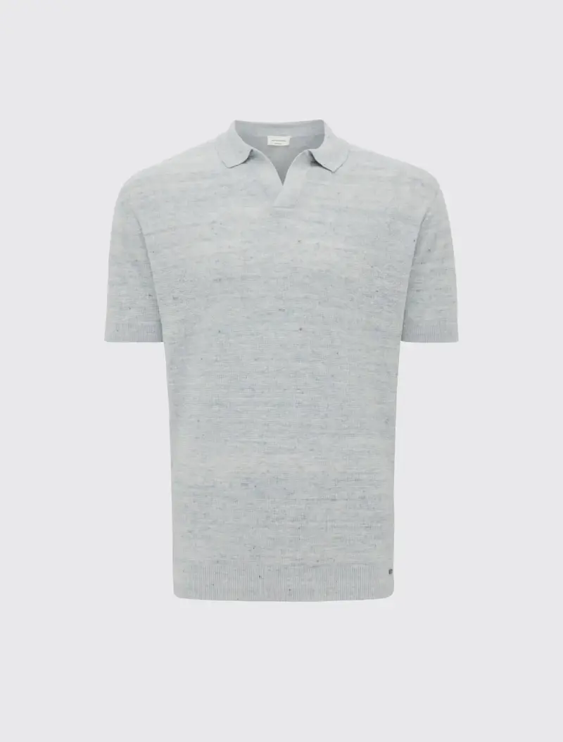 Knitted Linen Polo