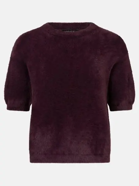 Knitted top mary aubergine