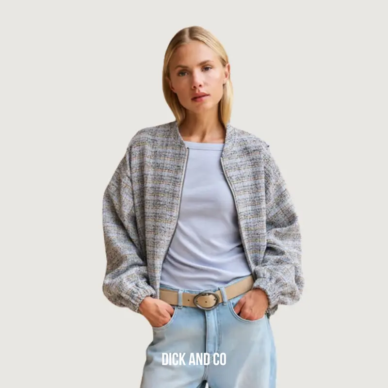 Kort bouclé jack