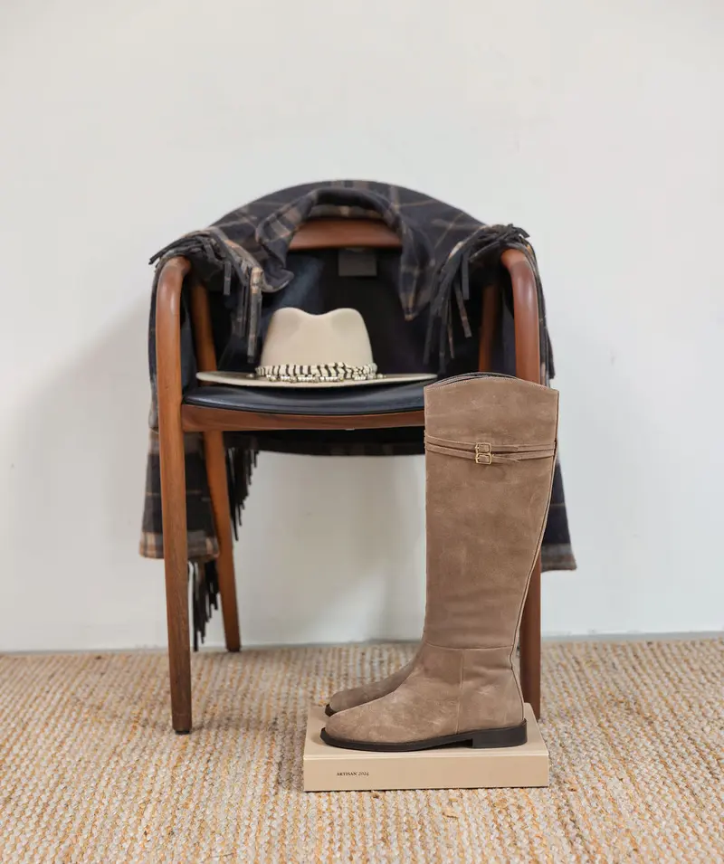 Laars fosca suede high fosca 3-b Taupe