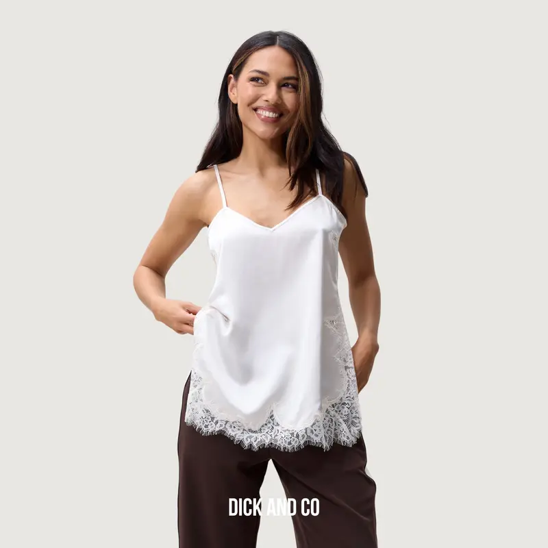 Lace spaghetti top