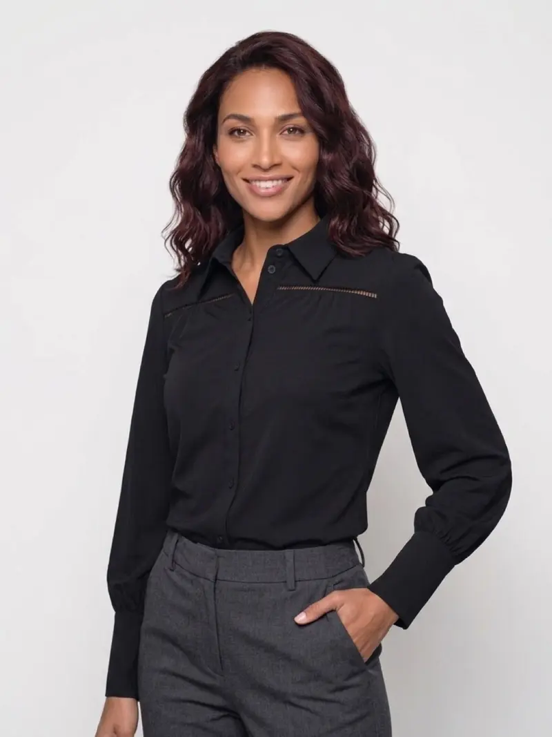 Lady Day-Travel Blouse Mente-Black